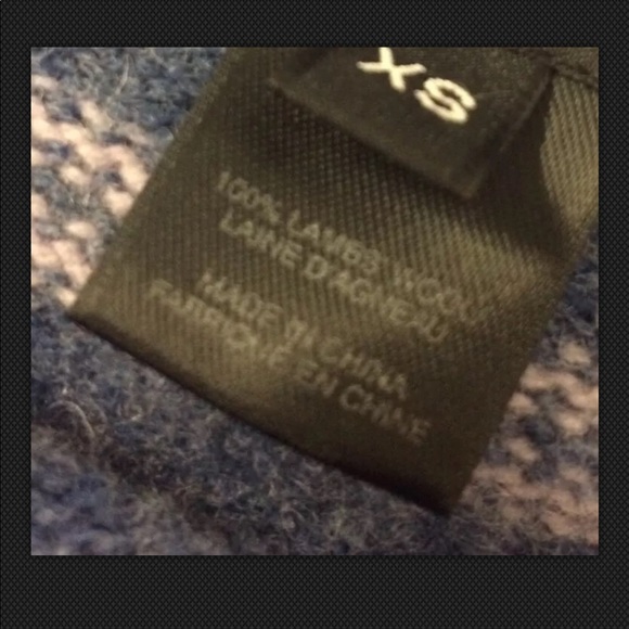 MARC JACOBS Lambswool Striped Ruffle Front Blue - Picture 7 of 8